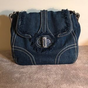 Prada Pattina Sottospalla Denim+Cocco F